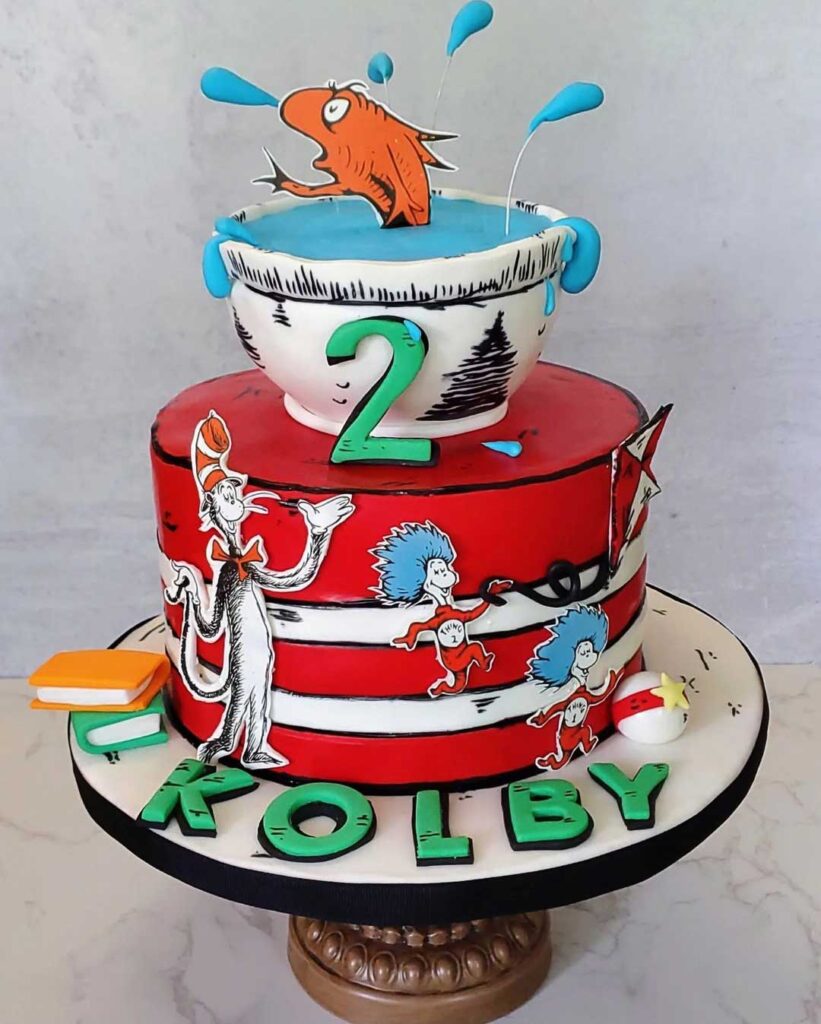 Dr. Seuss cake